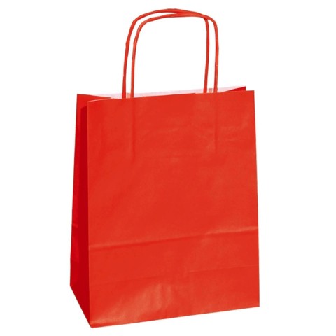 SHOPPER TWISTED RED 45X15X50